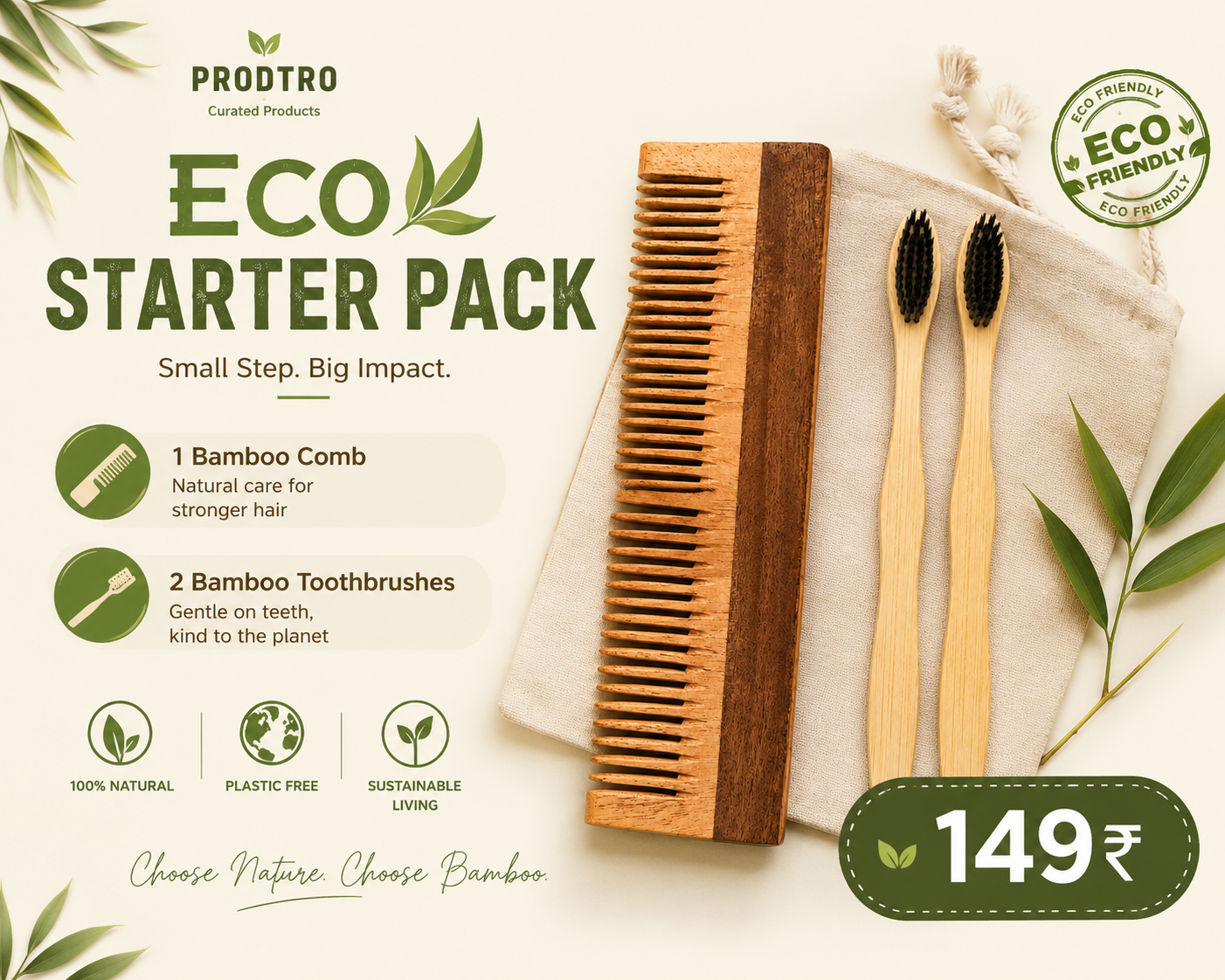Eco Starter Pack – Sustainable Essentials for Everyday Living