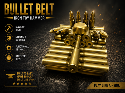 Iron Bullet Tank Toy – Handmade Metal Art Piece