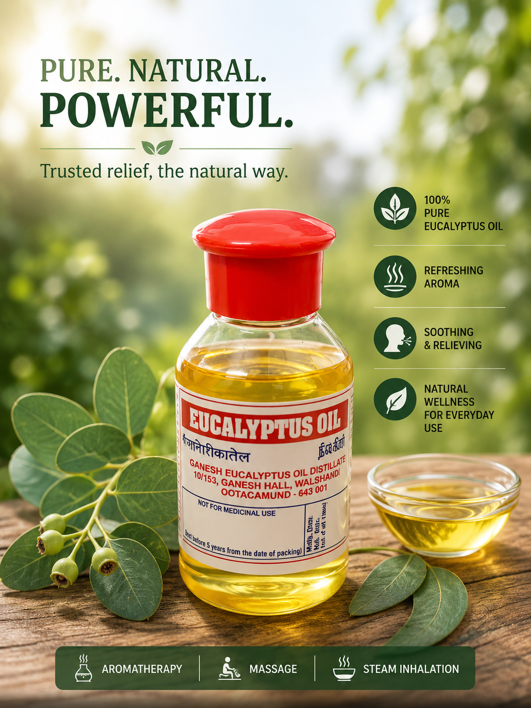 Eucalyptus oil from Ooty - Prodtro basic
