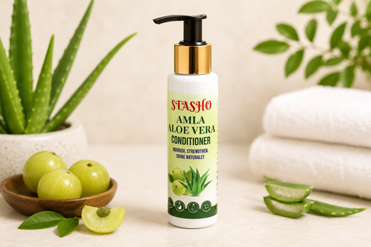 STASHO Amla & Aloe Vera Conditioner | Nourish, Strengthen & Shine Naturally