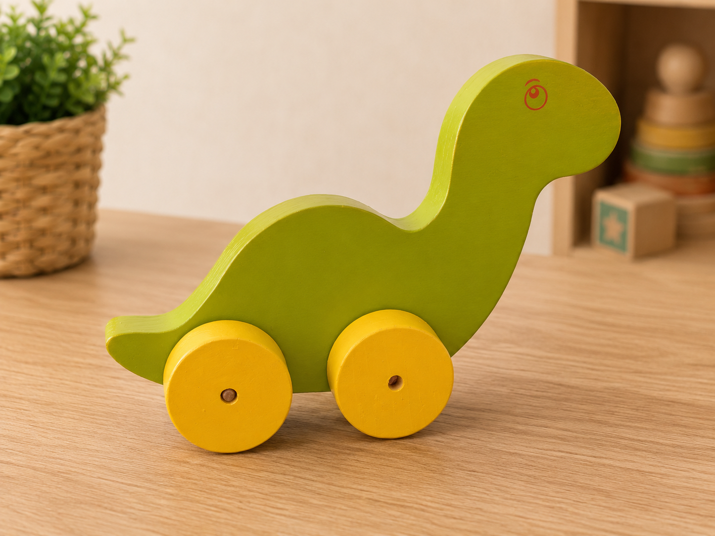 Dino push toy