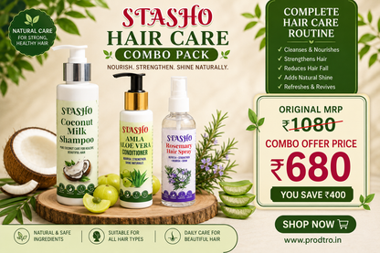STASHO Hair Care Combo Pack – Complete Hair Nourishment Kit