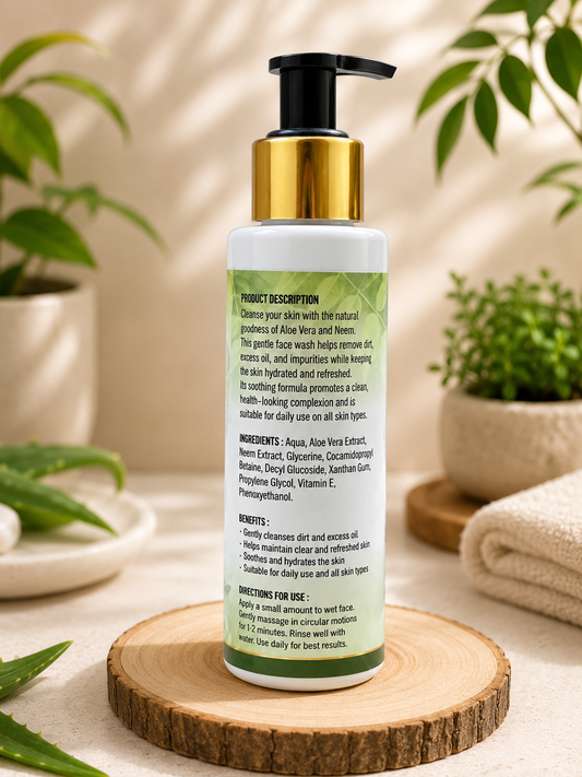 STASHO Aloe Vera & Neem Face Wash