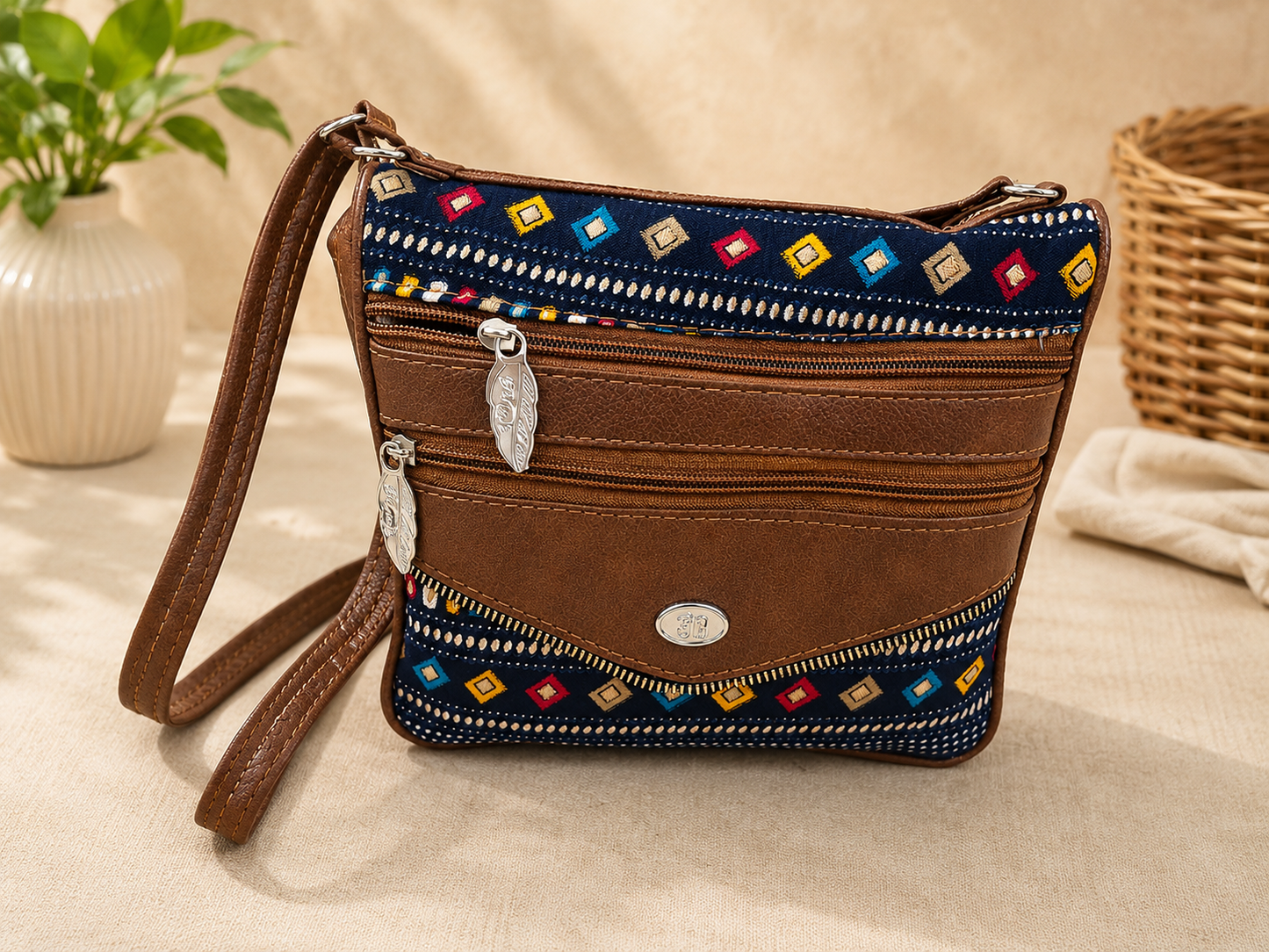Stylish Printed Crossbody Sling Bag for Women