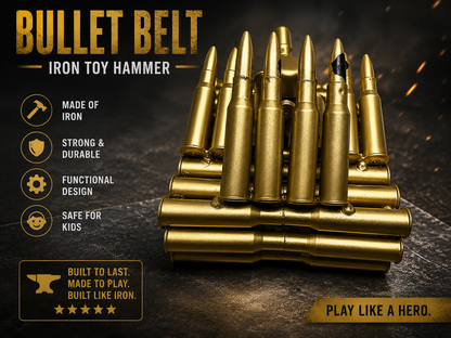 Iron Bullet Tank Toy – Handmade Metal Art Piece