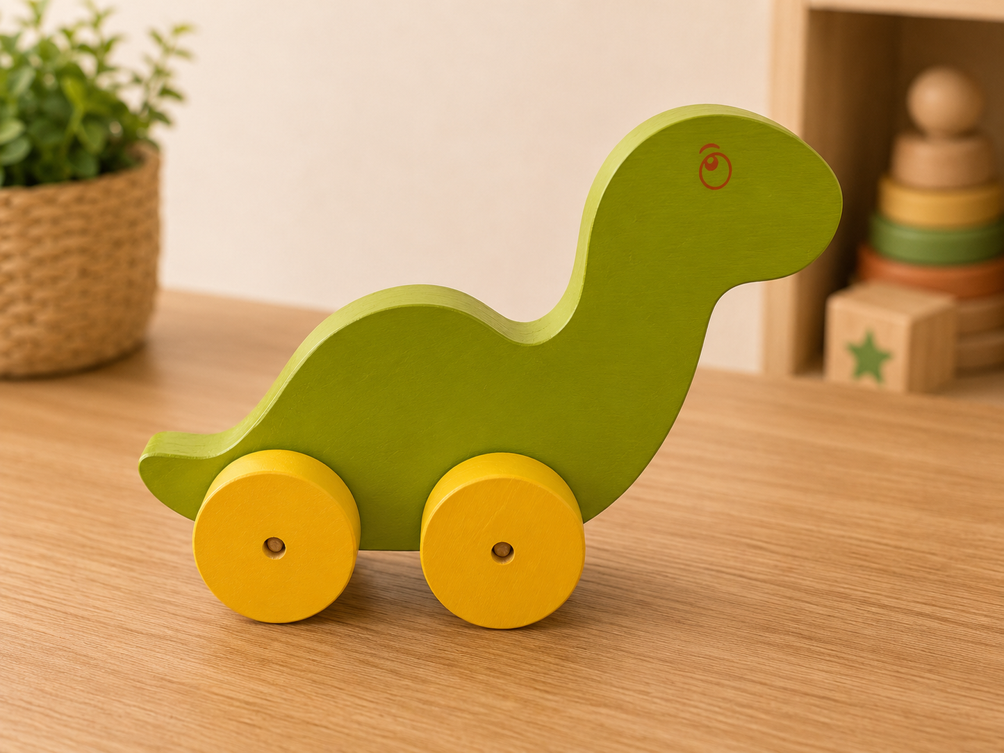 Dino push toy