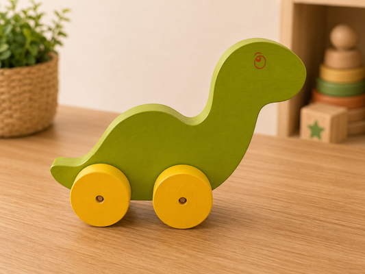 Dino push toy